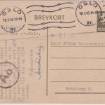 Norwegen - 15 Ö. Ganzsache n. SCHWEDEN Oslo - Göteborg 18.1.45 Durchlaufzensur