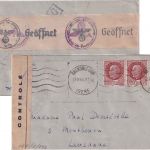 Frankreich - 2x1,50+1 Fr. Petain Brief id. SCHWEIZ Grenoble 13.2.43 Doppelzensur
