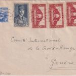 Algerien - Constantine 19.2.43 Brief i.d. SCHWEIZ (Rotes Kreuz) OKW-Zensur Paris