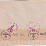 Algerien - Constantine 19.2.43 Brief i.d. SCHWEIZ (Rotes Kreuz) OKW-Zensur Paris