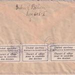 Tschechoslowakei - 2,50 K. Burg Brief id. SCHWEIZ Prag - Thun 1938 Devisenzensur