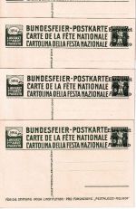 Schweiz - 5 Rp. Bundesfeier 1914 "Pestalozzi" Serie ungebraucht - "entwertet"