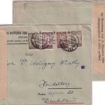 Jugoslawien/Slowenien - 25 Pa. Kettensprenger u.a. Brief Ljubljana 1920