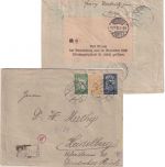 Jugoslawien/Slowenien - 45 Pa. Jugoslavia u.a. Einschreibebrief Celje 6.11.20
