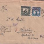 Jugoslawien/B&H - 3 Kr. Portomarke/Überdruck ua. Einschreibebrief Koncanica 1920