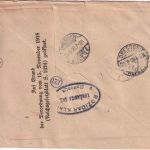 Jugoslawien/B&H - 3 Kr. Portomarke/Überdruck ua. Einschreibebrief Koncanica 1920
