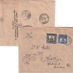 Jugoslawien/B&H - 3 Kr. Portomarke/Überdruck ua. Einschreibebrief Koncanica 1920