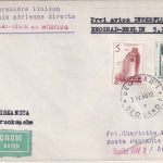 Jugoslawien - Interflug Erstflug Belgrad - Berlin 3.4.60 Luftpostdrucksache