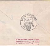 Jugoslawien - DDR Lufthansa Erstflug Leipzig - Heringsdorf Zuleitungspost 1962