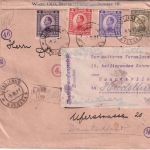 Jugoslawien - Ljubljana 1921 Einschreibebrief n Heidelberg Zensur-/Zollaufkleber