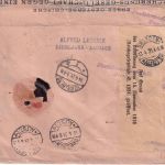 Jugoslawien - Ljubljana 1921 Einschreibebrief n Heidelberg Zensur-/Zollaufkleber