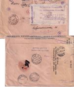 Jugoslawien - Ljubljana 1921 Einschreibebrief n Heidelberg Zensur-/Zollaufkleber