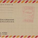 Spanien - 6 Ptas Gebührenfreistempel Ganzsache/Aerogramme ungebraucht 1962