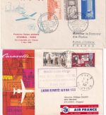 Türkei/Frankreich - Air Fance Erstflug (Hin+Retour) Paris - Istanbul 1959