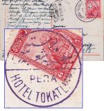 Türkei - 6 Ghr. Festung Ankara Karte Pera Hotel Tokatlian - Braunschweig 1926