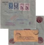 Bulgarien - 50 St. Bourchier u.a. Einschreibebrief Sofia - Rohrbach 1922 Zensur