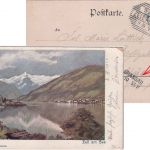 Bayern - Grassau 10. SEP. Aushilfs-L2 Ankunftsstpl. a. Karte aus Österreich 1900