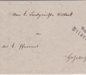 Bayern - Vilseck August 19 Aushilfs-L2 m. hds. Tagesdatum Dienstbrief 1875