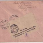 Tschechoslowakei - 125 H. Masaryk u.a. Einschreibebrief Brno 1920 Zensur