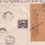 Tschechoslowakei - 3x100 H. Republik u.a. Einschreibebrief Praha 1922 Zensur