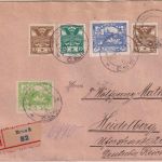 Tschechoslowakei - 200 H. Hradschin u.a. Einschreibebrief Brno 1921 Zensur