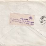 Tschechoslowakei - 75+5 H. Hradschin geschn. Einschreibebrief Svitavy 1919