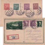 Tschechoslowakei - Prag 1930 III. Weltfrauenspiele SST Bildganzsache/R-Karte