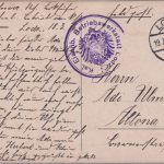 DP Polen - Lodz 1916 Ksl. Eisenb. Betriebswerkstatt Briefstempel Feldpostlkarte