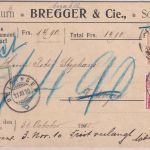 Schweiz - 10+12 Rp. Helvetia Nachnahmekarte Solothrun - Deitingen 1910