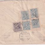 Schweiz - 20 Rp. Abrüstung Brief n. GRIECHENLAND La Brevine 1932 - Nachporto !