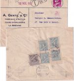 Schweiz - 20 Rp. Abrüstung Brief n. GRIECHENLAND La Brevine 1932 - Nachporto !