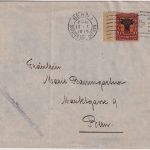 Schweiz - 10 Rp. Juventute/Wappen 1918 Randstück Ortsbrief Bern 1919