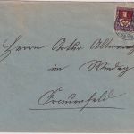 Schweiz - 15 Rp. Juventute/Wappen 1919 Brief Erlenbach - Fraunfeld 1920