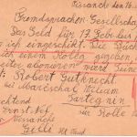 Schweiz - 10 Rp. Bildganzsache Tartegnin - München 1935 Nachporto