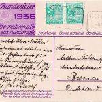Schweiz - Bundesfeier 10 Rp. Sonderganzsache+Zusatz Billetstpl. Bäretswil 1928
