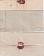 Preussen - Herzberg ca. 1820-1840 3 markenlose Briefe (1x m. Inhalt)