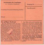 BRD - 1 DM Heuss Schnellpaketkarte Kleinheubach - St. Ludwig b. Schweinfurt 1954