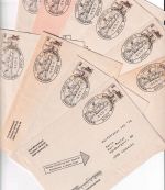 BRD - Hamburg 1979 IVA Vorführpost 10 Belege versch. Codierungen