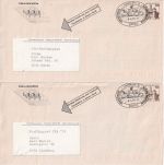 BRD - Hamburg 1979 IVA Vorführpost 10 Belege versch. Codierungen