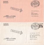 BRD - Hamburg 1979 IVA Vorführpost 10 Belege versch. Codierungen