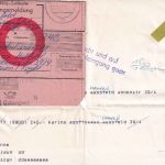 DDR - Einzahlungsmeldung Telegraphische Postanweisung Bad Salzungen 1990 RR!