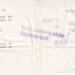DDR - Einzahlungsmeldung Telegraphische Postanweisung Bad Salzungen 1990 RR!