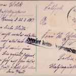 DR/DP Türkei - MSP No. 14 (RPD General) 25.3.17 Feldpostkarte Nebenstempel !