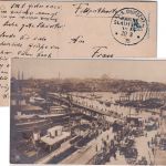 DR/DP Türkei - MSP No. 14 (RPD General) 20.3.15 Feldpostkarte Abs. SMS Goeben