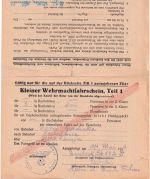 DR - Fp.Nr. 56102D (Kosaken !!) Wehrmachtsfahrschein Kroatien 24. Mai 1944