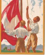 Schweiz - 40 Rp. Sonderganzsache Bundesfeier 1929 SST Schweiz. Ballonpost