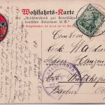 Bayern - König Ludwig III. Uniform/Orden sw-AK Bärenthal 1916 Zensur Saargemünd