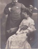 Bayern - Prinz Ludwig Ferdinand u. Gemahlin Maria de la Paz sw-Foto-AK ca. 1910