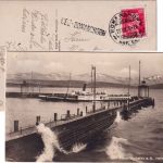 DR - 15 Pfg. Kant Karte i.d. SCHWEIZ Romanshorn 1928 u. L1 "See-Romannshorn"