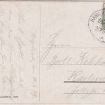 DR - Hamburg Helgoland Seepost Ovalstpl. Karte Helgoland - Karlsruhe 1909